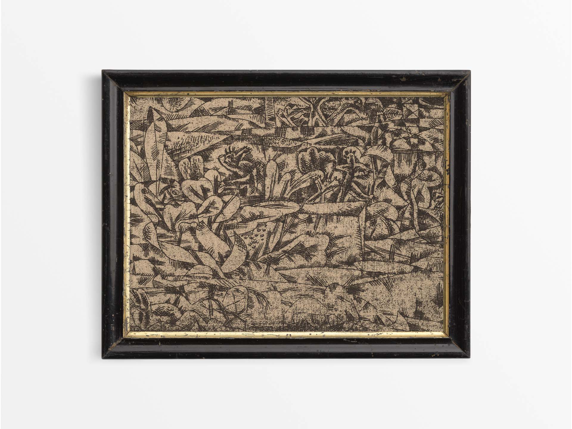 Abstract Garden II Vintage Art Print