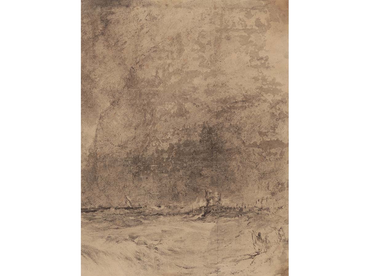 Abstract Storm Vintage Art Print