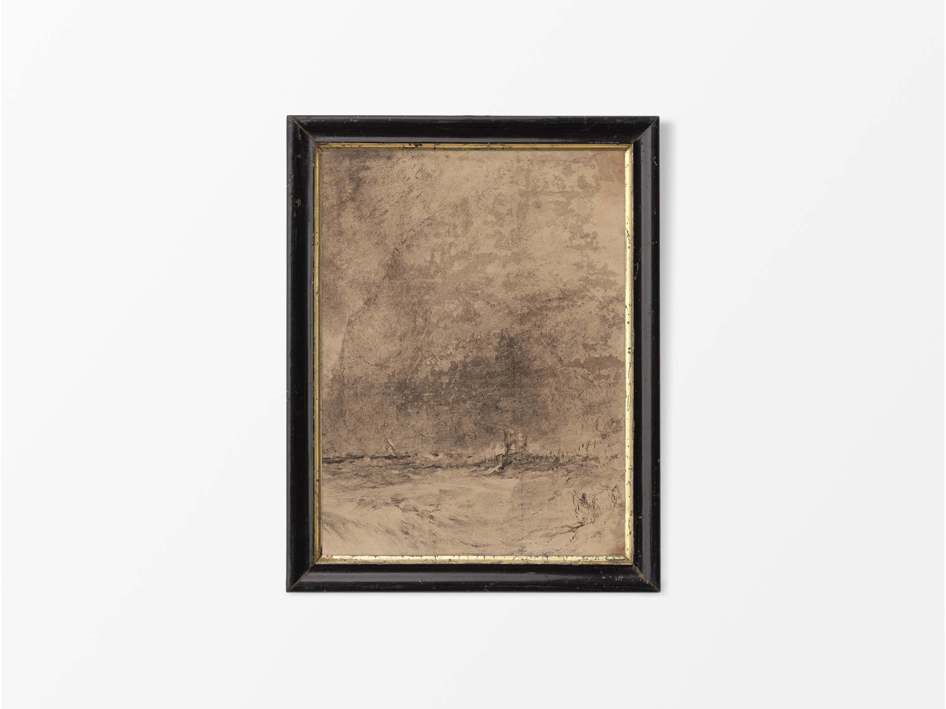 Abstract Storm Vintage Art Print