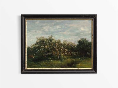 Apple Blossom Vintage Art Print