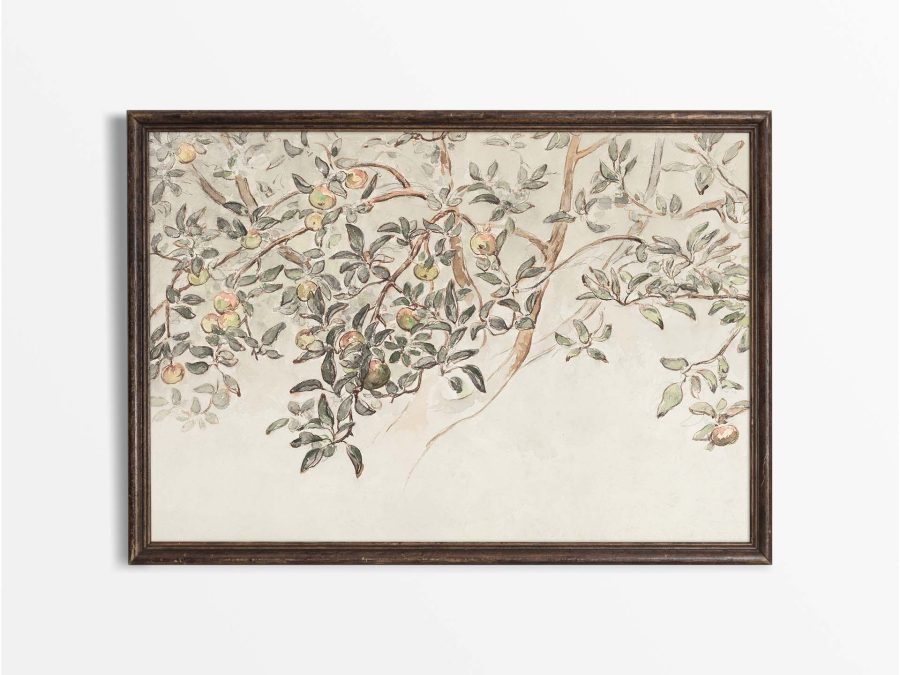 Apple Tree Vintage Art Print