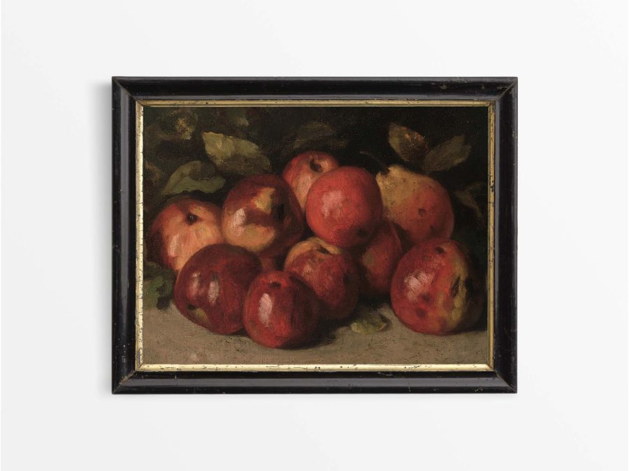 Apples & Pears Vintage Art Print