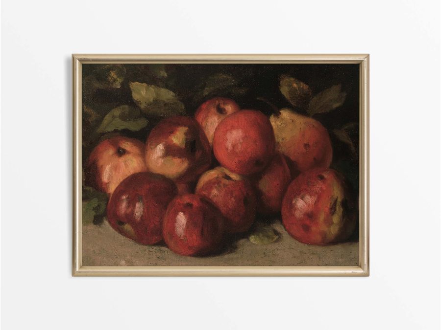 Apples & Pears Vintage Art Print