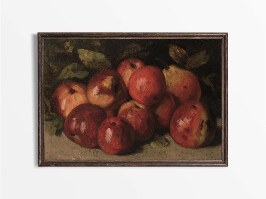 Apples & Pears Vintage Art Print