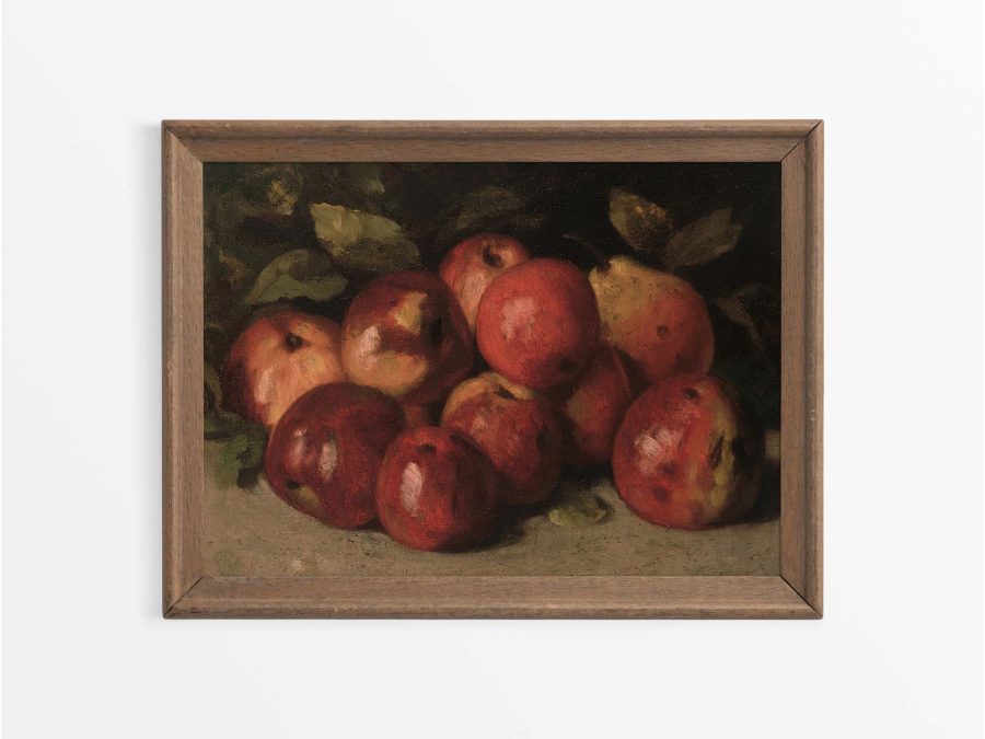 Apples & Pears Vintage Art Print