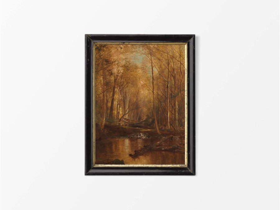 Autumn Forest II Vintage Art Print