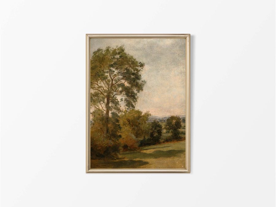 Autumn Landscape IV Vintage Art Print