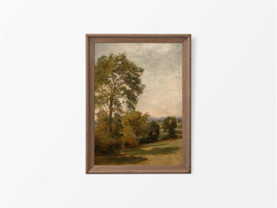 Autumn Landscape IV Vintage Art Print