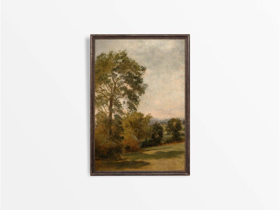 Autumn Landscape IV Vintage Art Print