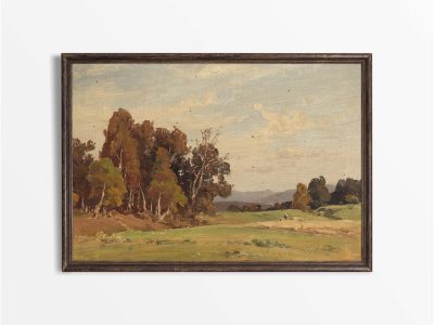 Autumn Landscape IX Vintage Art Print