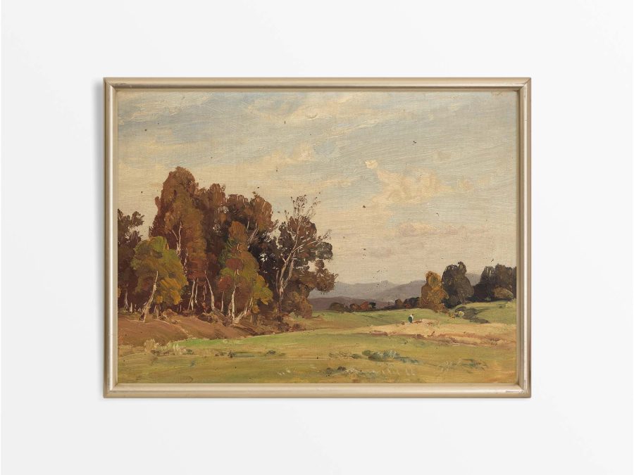 Autumn Landscape IX Vintage Art Print
