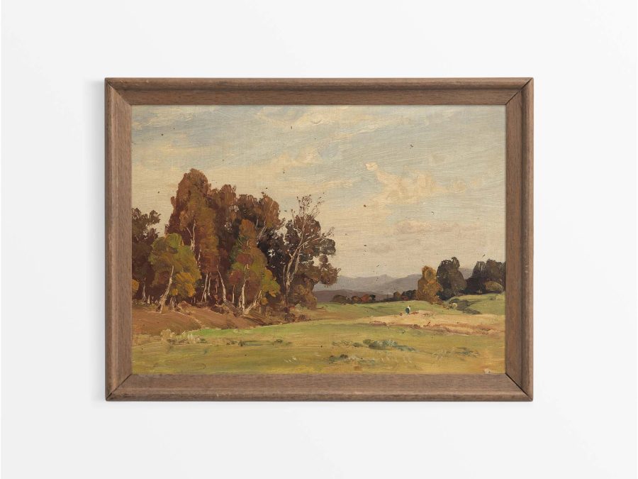Autumn Landscape IX Vintage Art Print
