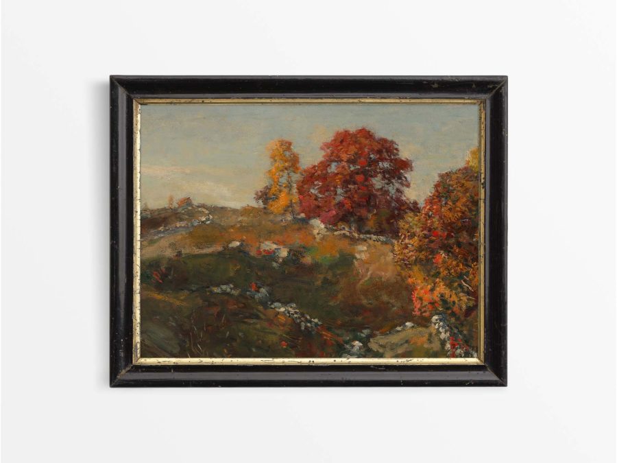 Autumn Landscape V Vintage Art Print