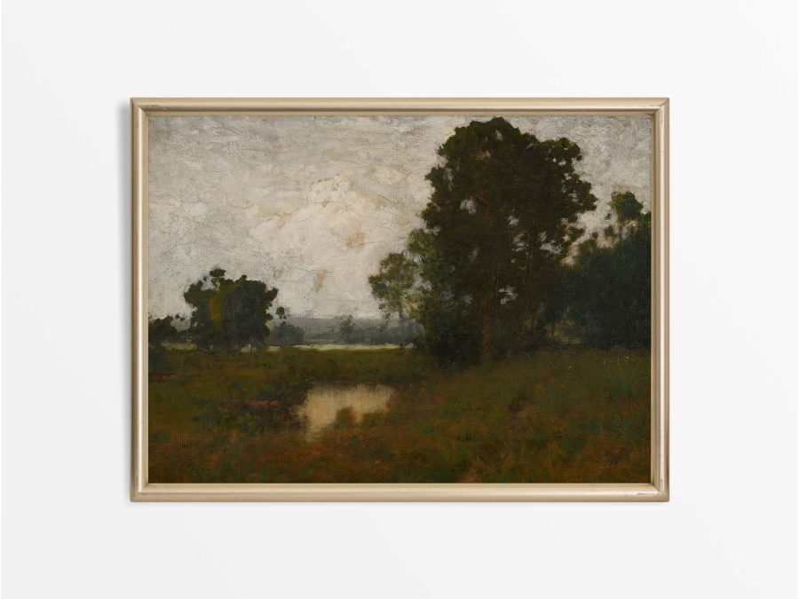 Autumn Landscape VI Vintage Art Print