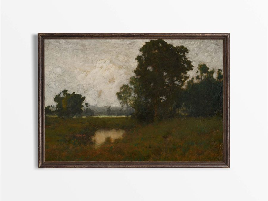 Autumn Landscape VI Vintage Art Print