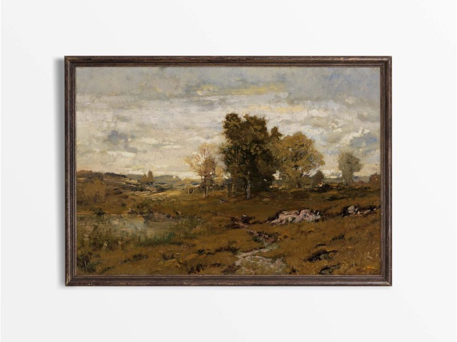 Autumn Landscape VII Vintage Art Print