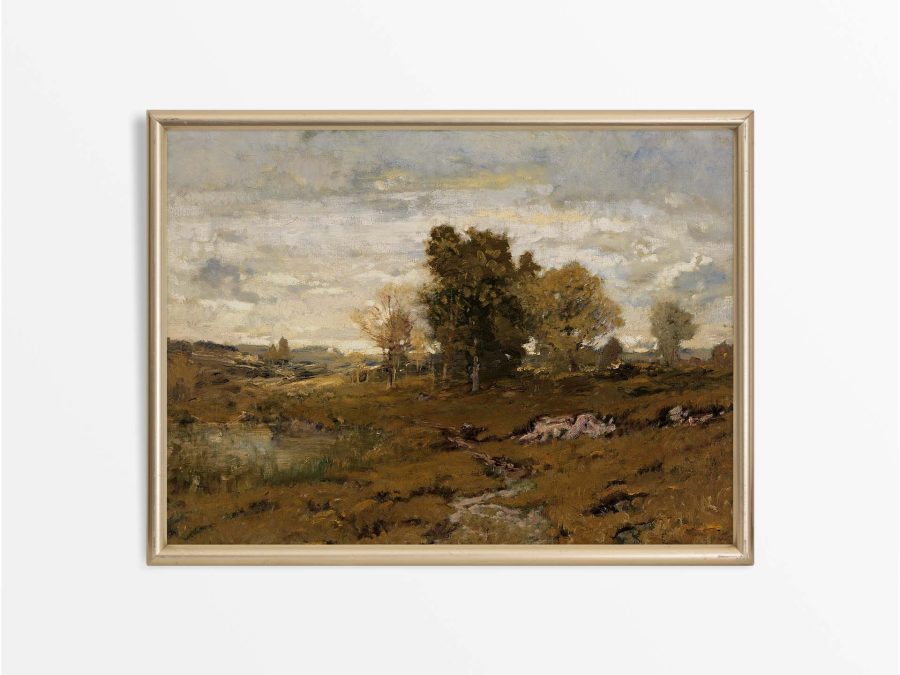 Autumn Landscape VII Vintage Art Print