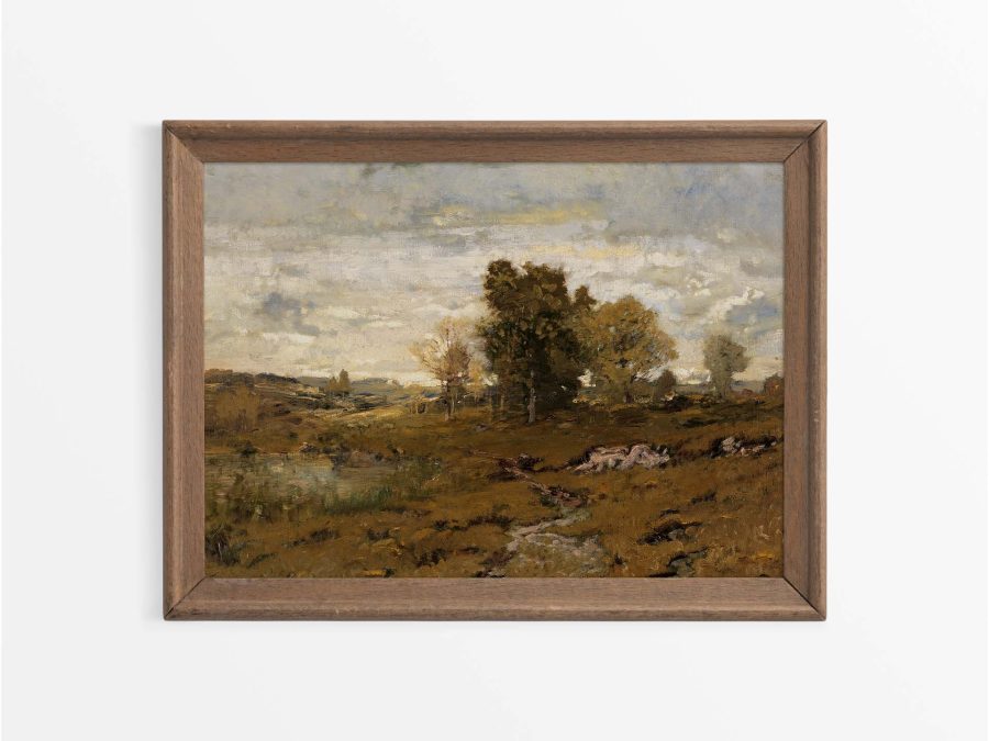 Autumn Landscape VII Vintage Art Print