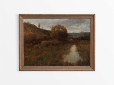 Autumn Landscape VIII Vintage Art Print