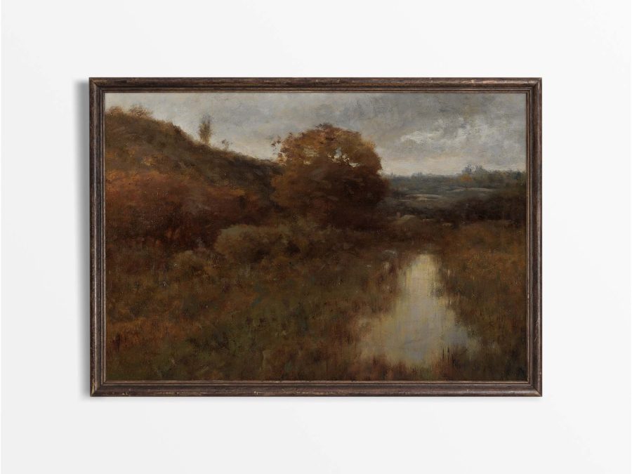 Autumn Landscape VIII Vintage Art Print