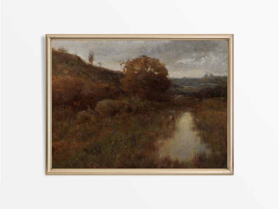 Autumn Landscape VIII Vintage Art Print