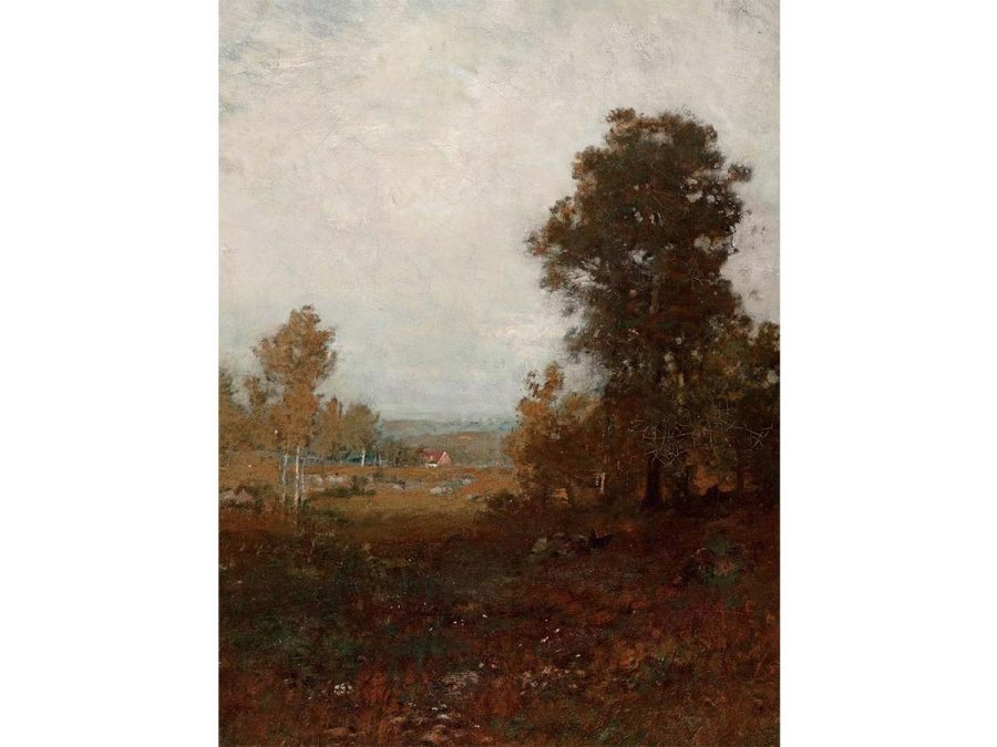 Autumn Pasture Vintage Art Print