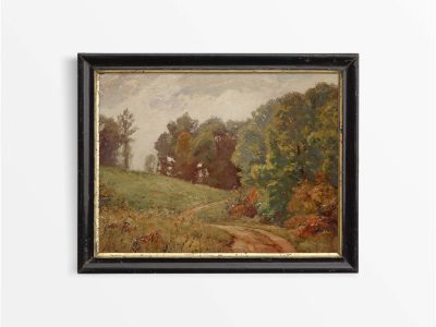 Autumn Trail Vintage Art Print