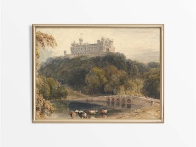 Belvoir Castle Vintage Art Print