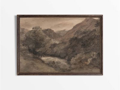 Borrowdale Vintage Art Print