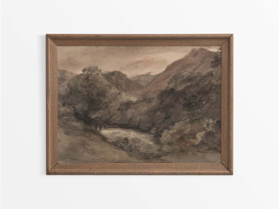 Borrowdale Vintage Art Print