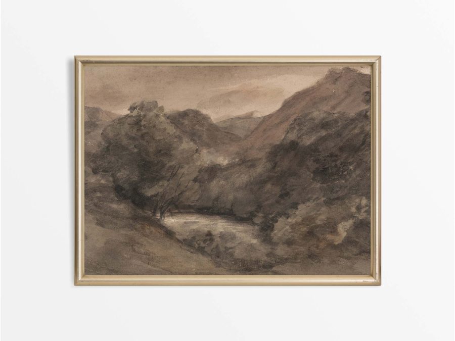 Borrowdale Vintage Art Print