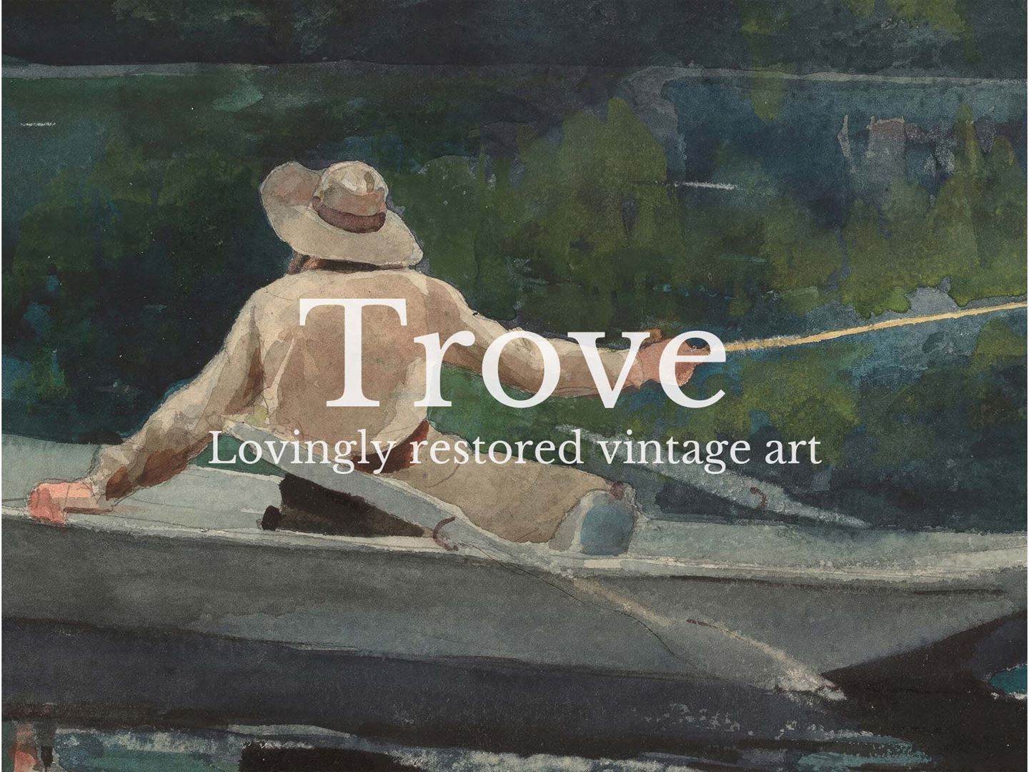 Casting Vintage Art Print