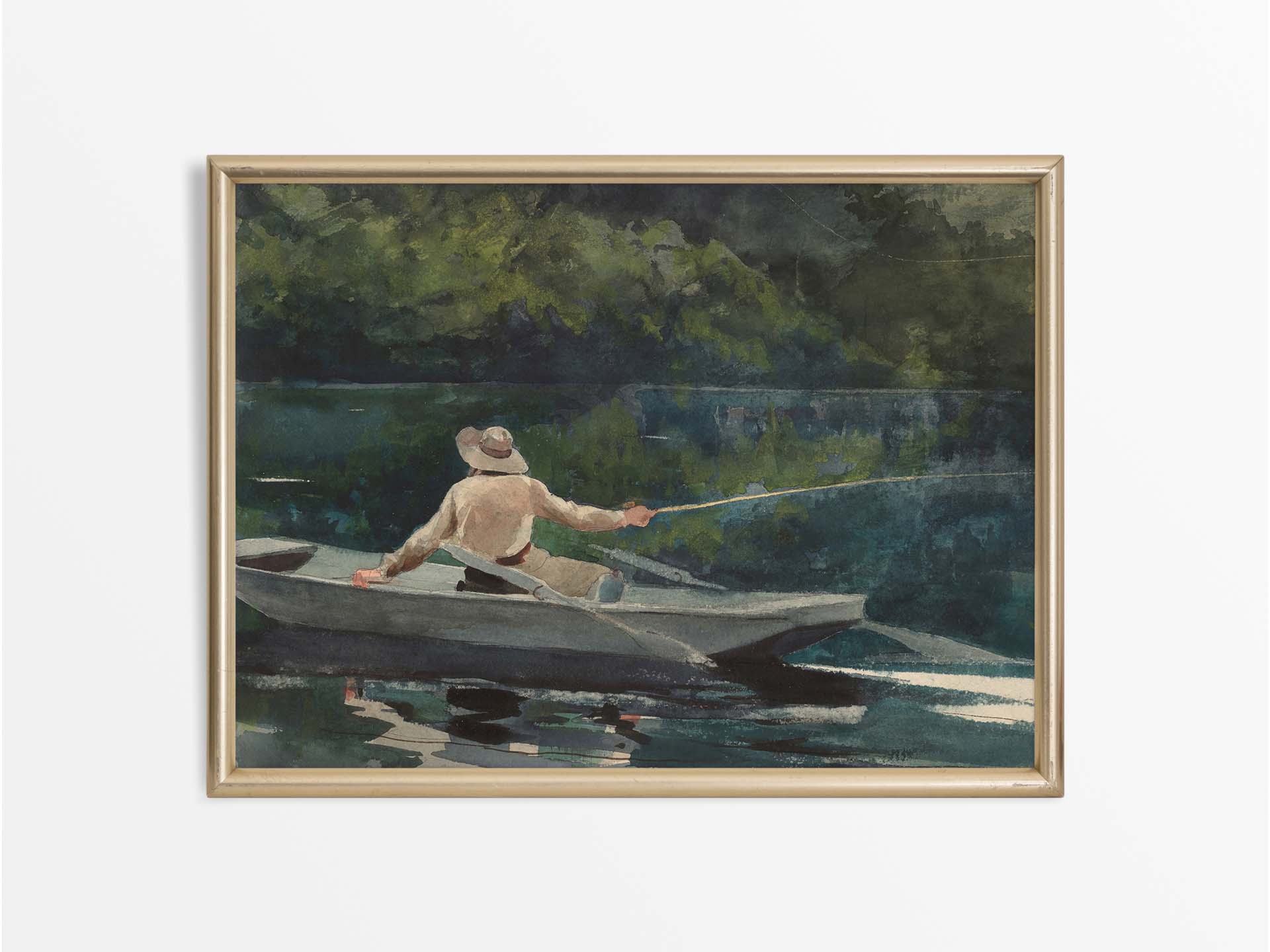 Casting Vintage Art Print