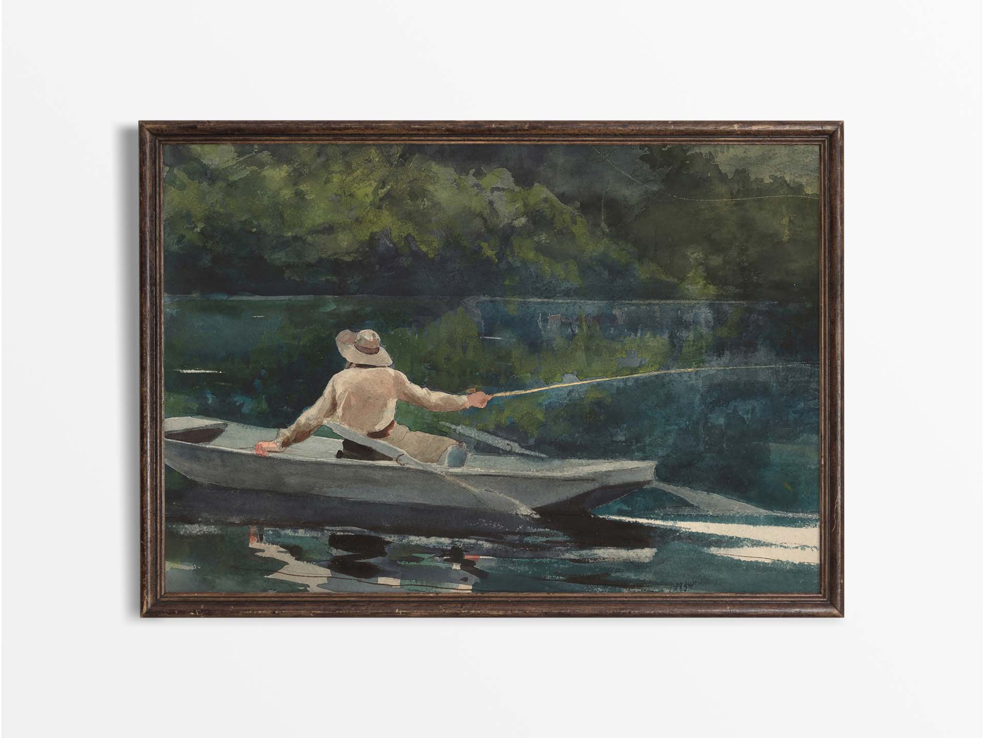 Casting Vintage Art Print