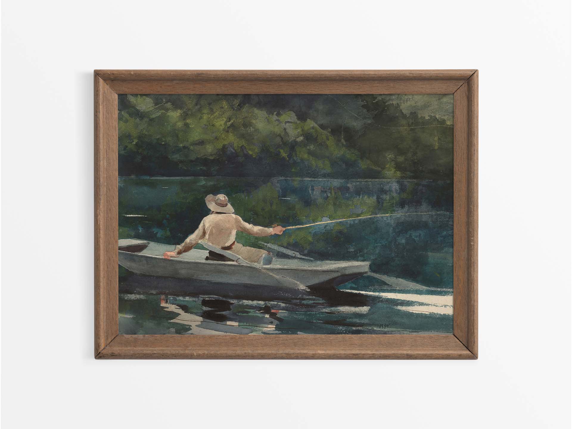 Casting Vintage Art Print