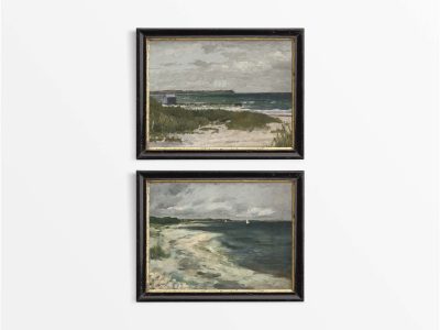 Coastal II (Set of Two) Vintage Art Prints