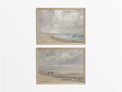 Coastal III (Set of Two) Vintage Art Prints