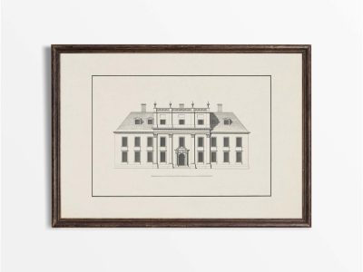 Cobham Hall Vintage Art Print