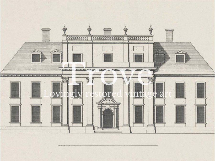 Cobham Hall Vintage Art Print