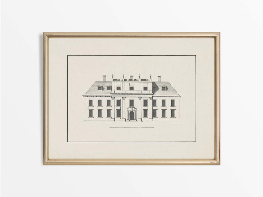 Cobham Hall Vintage Art Print