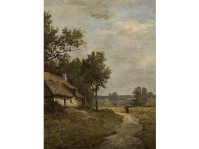 Country Cottage II Vintage Art Print