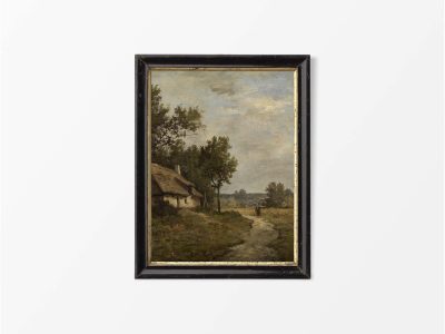 Country Cottage II Vintage Art Print