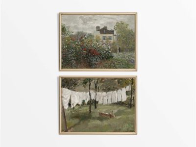 Country Garden (Set of Two) Vintage Art Prints