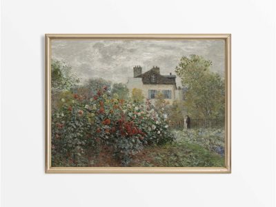 Country Garden Vintage Art Print