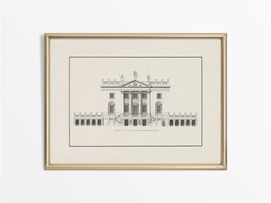 Country House II Vintage Art Print