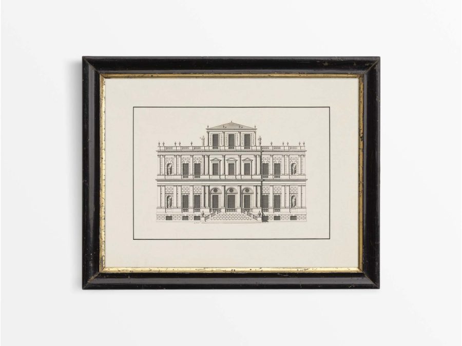 Country House III Vintage Art Print