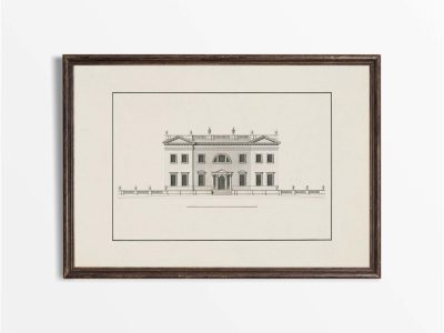 Country House Vintage Art Print