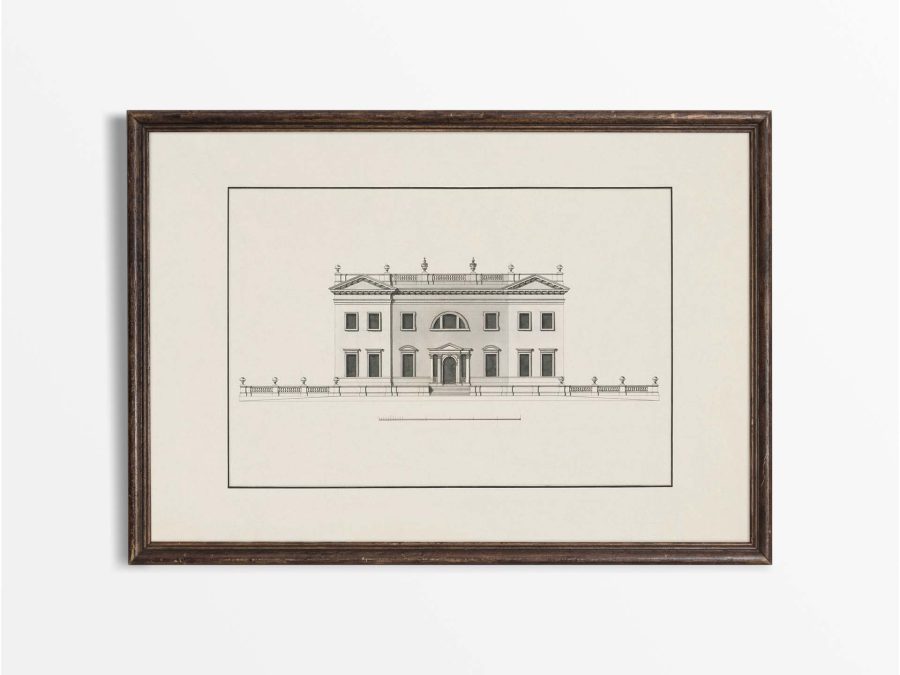 Country House Vintage Art Print