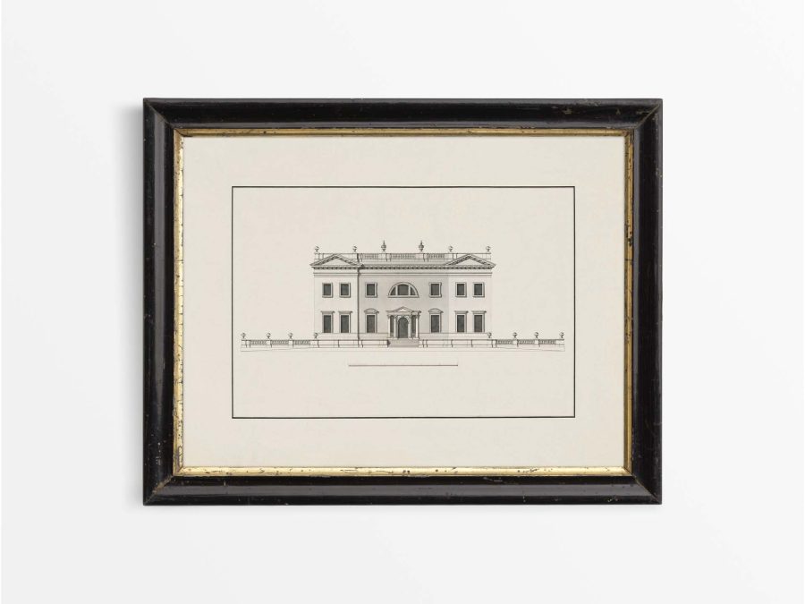 Country House Vintage Art Print