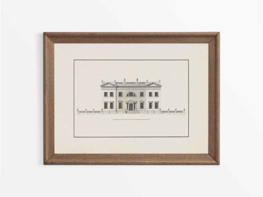 Country House Vintage Art Print